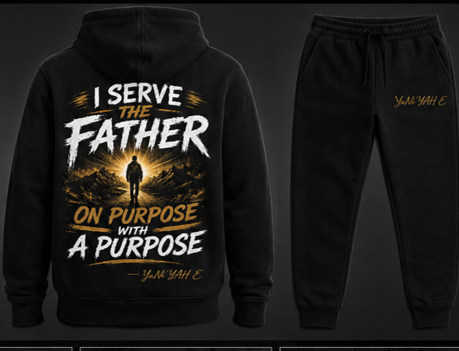 Statement Tee OR Jogging wear — I Serve The Father On Purpose With A Purpose